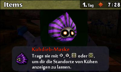 Kuhdieb-Maske