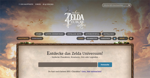Zelda Europe RPG Chronicles