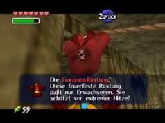 Ocarina of Time Rote Goronen Rstung